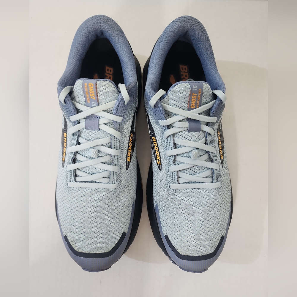 Brooks Men Ghost 16 Running Shoes Blue Gray Athletic Sneakers Mesh Comfort  11 - Picture 2 of 9